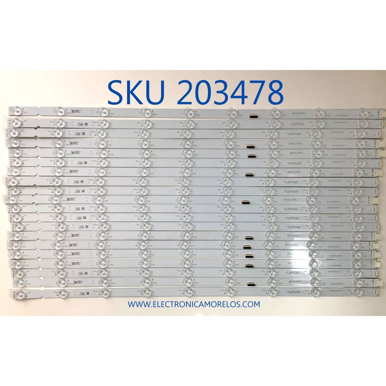 KIT DE LED'S PARA TV SONY ((20 PIEZAS)) / NUMERO DE PARTE MBL-65030D018SN0 / MBL-65030D018SN0L / MBL-65030D018SN0R / ABD62T4 / I0312 / L00010 / R00279 / 01W35-D E313218 / PANEL YD9F065DND01 / MODELOS XBR-65X950G / XBR65X950G